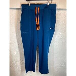 FIGS WOMENS BOTTOM SCRUBS TEAL SIZE XXL/P MEDICAL 1038